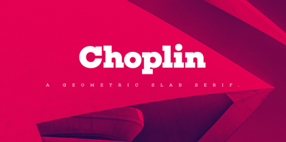 Choplin Font Poster 8