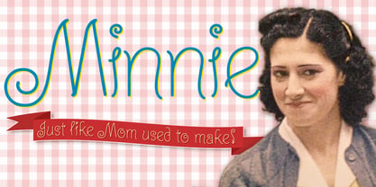 Minnie Font Poster 1