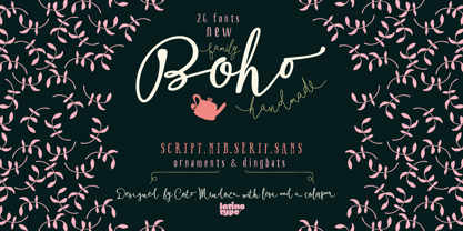 Boho Font Poster 1