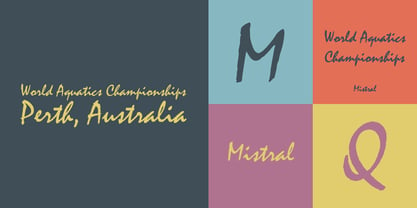 Mistral Font Poster 2