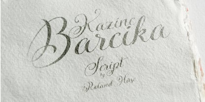 Kazincbarcika Script Font Poster 1