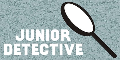 Junior Detective JNL Font Poster 1