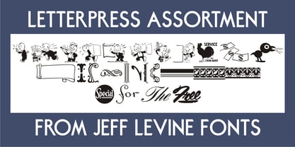 Letterpress Assortment JNL Fuente Póster 1