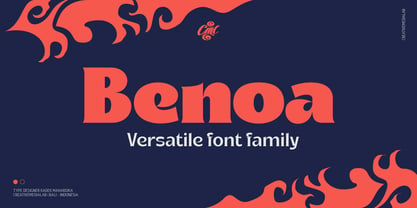 Benoa Font Poster 4