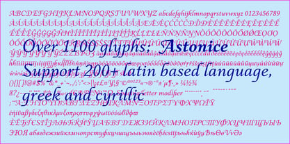 Astonice Font Poster 5