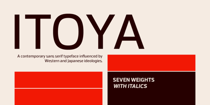 Itoya Font Poster 1