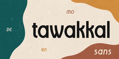 Tawakkal Sans Font Poster 7