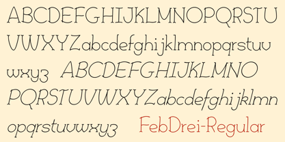 FebDrei Font Poster 4