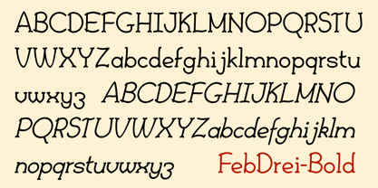 FebDrei Font Poster 5