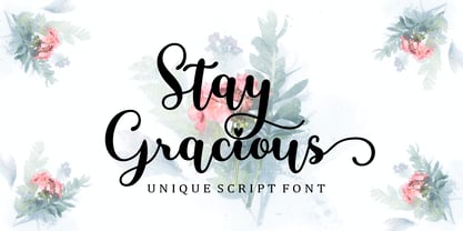 Stay Gracious Font Poster 1