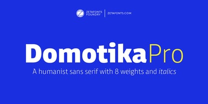 Domotika Pro Font Poster 1