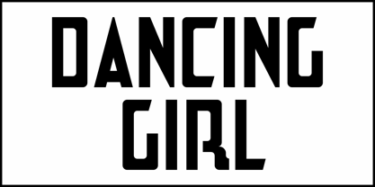 Dancing Girl JNL Font Poster 2