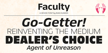 Faculty Font Poster 12