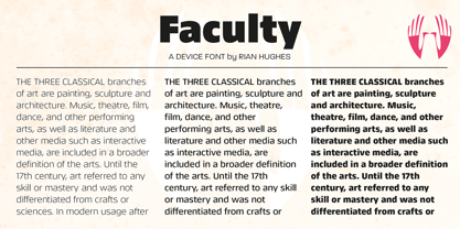 Faculty Font Poster 15