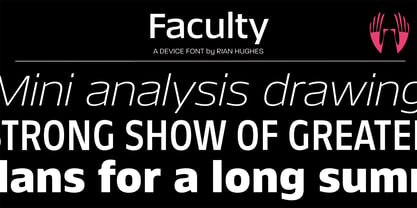 Faculty Font Poster 1