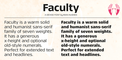 Faculty Font Poster 13
