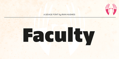 Faculty Font Poster 7