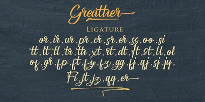 Greather Font Poster 4
