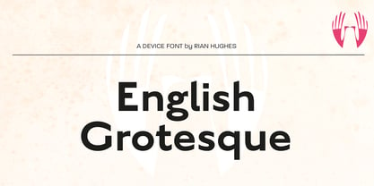 English Grotesque Fuente Póster 11