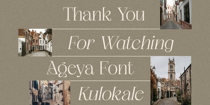 Ageya Font Poster 12