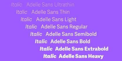 Adelle Sans Font Poster 3
