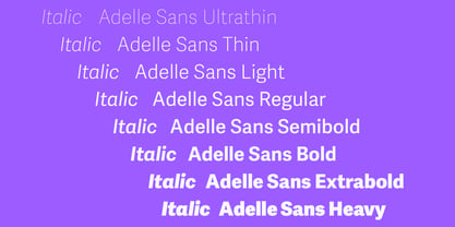 Adelle Sans Police Poster 3