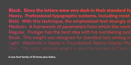 Texta Font Poster 15