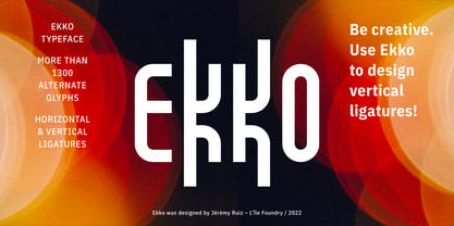 Ekko Font Poster 1