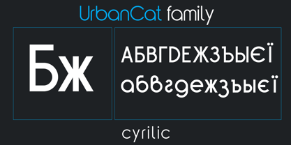 Urbancat Font Poster 3
