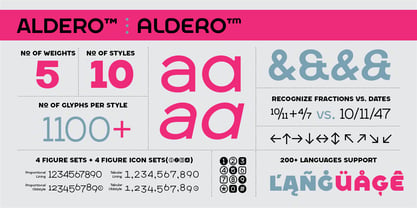 Aldero Font Poster 3
