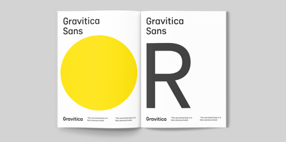 Gravitica Font Poster 5