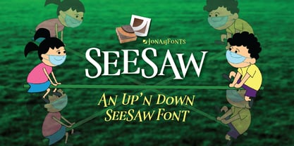 See Saw Font Poster 5