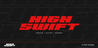 High Swift Font Poster 1