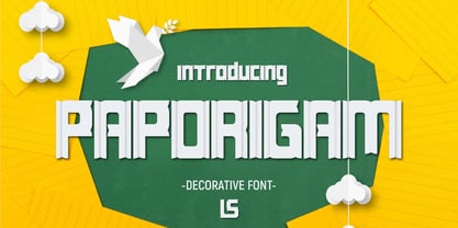 Paporigam Font Poster 1
