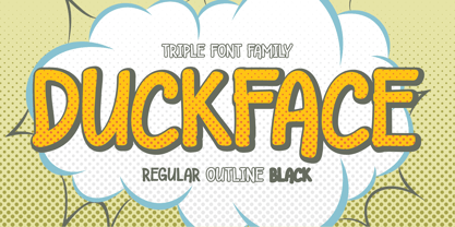 Duckface Font Poster 1