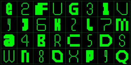 MultiType Pixel Font Poster 15