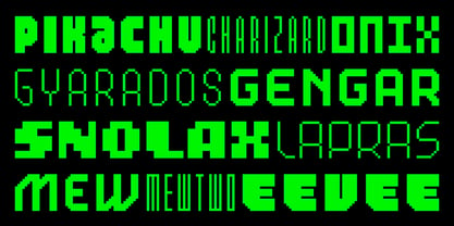 MultiType Pixel Font Poster 10