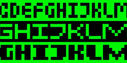 MultiType Pixel Font Poster 5