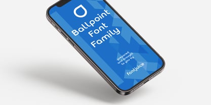 Ballpoint Font Poster 2