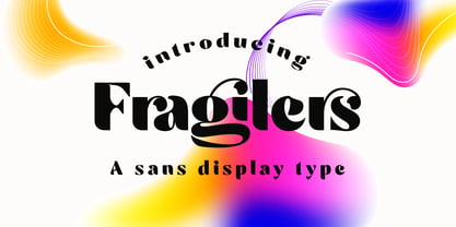 Fragilers Font Poster 1