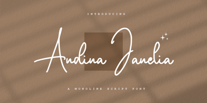 Andina Janelia Font Poster 1
