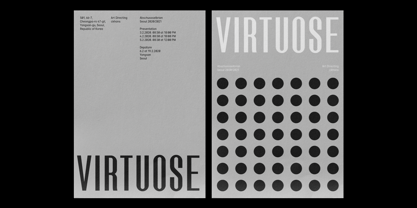 Virtuose Font Poster 4