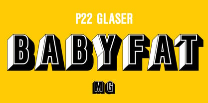 P22 Glaser Babyfat Font Poster 1
