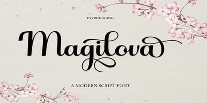 Magilova Font Poster 2