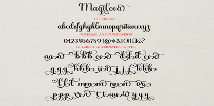 Magilova Font Poster 10