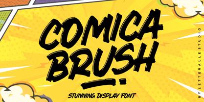 Comica Brush Font Poster 1