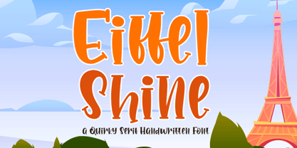 Eiffel Shine Font Poster 1