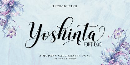 Yoshinta Font Poster 1