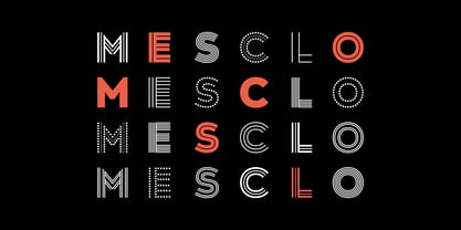 Mesclo Font Poster 1