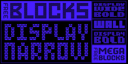 MultiType Brick Font Poster 2